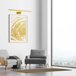 Kinkiet PINTO GOLD 12W LED 50 cm