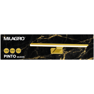 Kinkiet PINTO GOLD 12W LED 50 cm