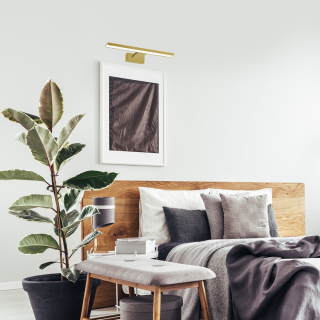 Kinkiet PINTO SATIN GOLD 7W LED 30 cm