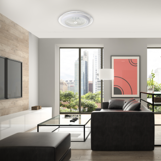 Plafoniera LED ZONDA WHITE 48W z wentylatorem