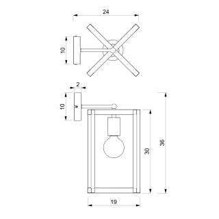 Kinkiet ARNOLD 1xE27