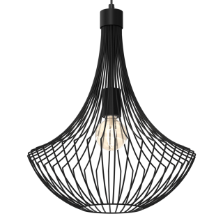 Lampa wisząca CESTA BLACK 1xE27