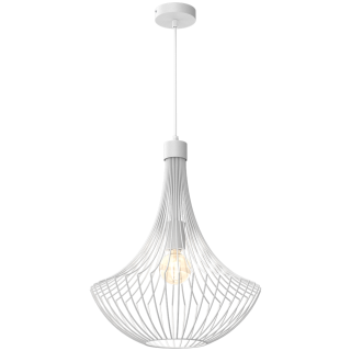 Lampa wisząca CESTA WHITE 1xE27