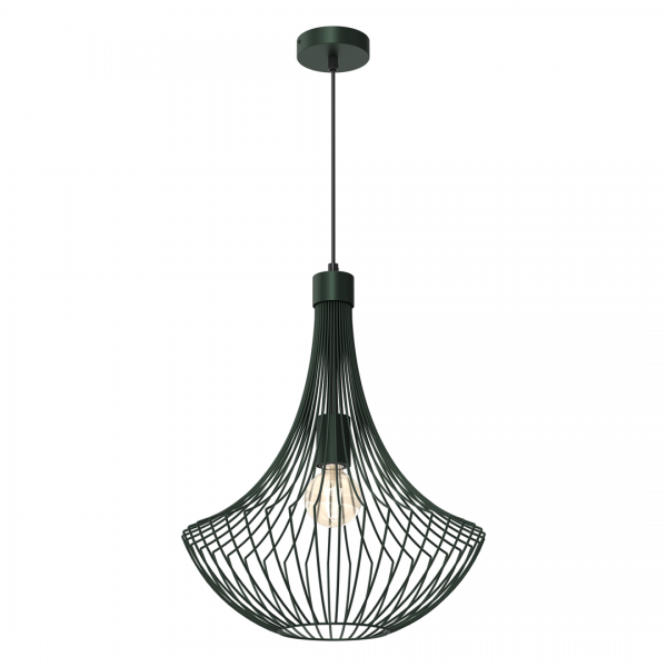 Lampa wisząca CESTA GREEN 1xE27