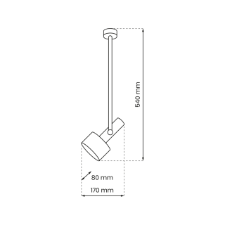 Lampa wisząca LINTERNA 1xGX53
