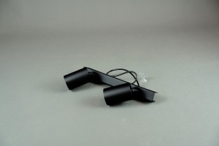 Lampa sufitowa HUDSON BLACK 2xGU10