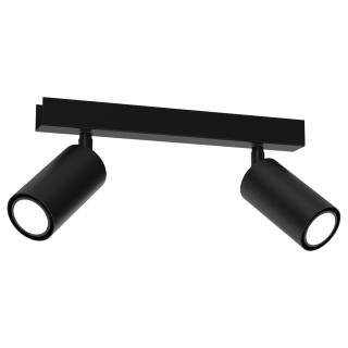 Lampa sufitowa HUDSON BLACK 2xGU10