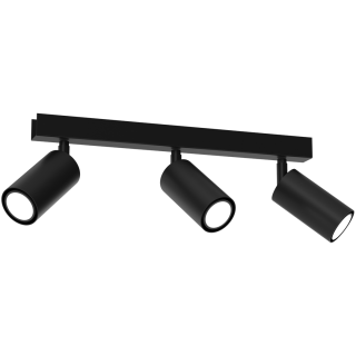 Lampa sufitowa HUDSON BLACK 3xGU10