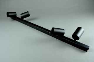 Lampa sufitowa HUDSON BLACK 4xGU10