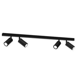 Lampa sufitowa HUDSON BLACK 4xGU10
