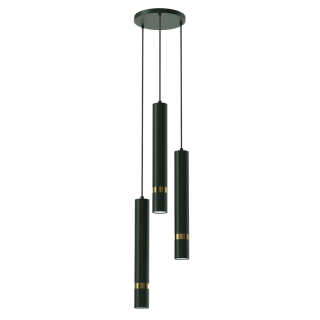 Lampa wisząca JOKER GREEN/GOLD 3xGU10