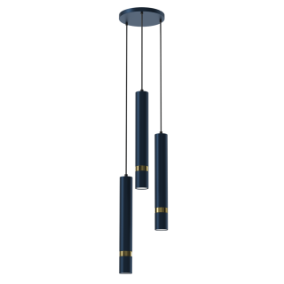Lampa wisząca JOKER NAVY BLUE/GOLD 3xGU10