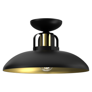 Lampa sufitowa FELIX BLACK/GOLD 1xE27