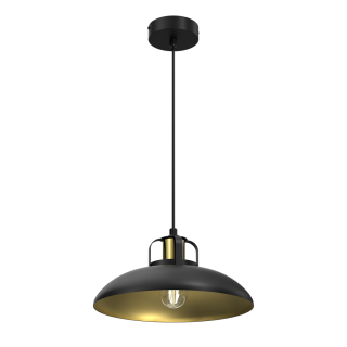 Lampa wisząca FELIX BLACK/GOLD 1xE27