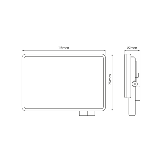 Naświetlacz LED 20W 2000 lm 5000K