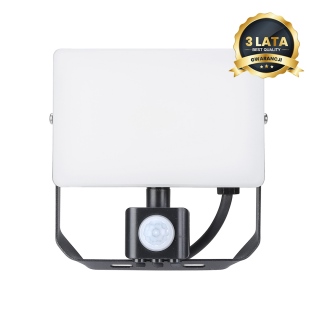 Naświetlacz LED 30W PIR 3000 lm 5000K