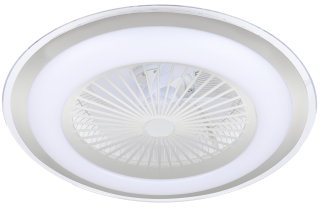 Plafoniera LED ZONDA SILVER 48W z wentylatorem