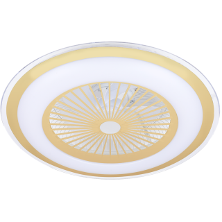 Plafoniera LED ZONDA GOLD 48W z wentylatorem