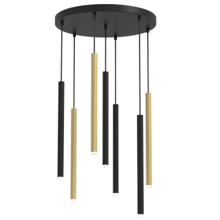 Lampa wisząca MONZA BRASS 7xG9 max 8W LED