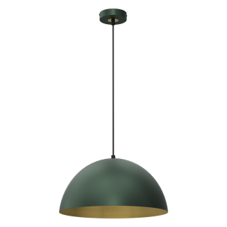 Lampa wisząca BETA GREEN/GOLD 1xE27 35cm