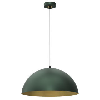 Lampa wisząca BETA GREEN/GOLD 1xE27 45cm