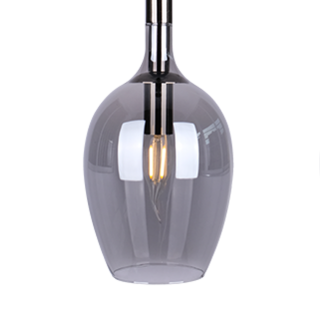 Lampa wisząca LUGANO SMOKED 3xE14
