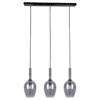 Lampa wisząca LUGANO SMOKED 3xE14