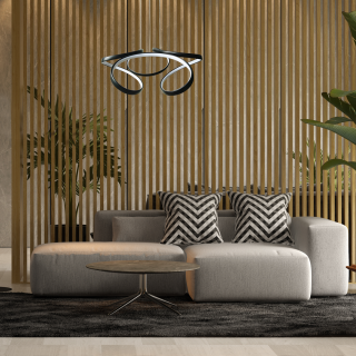 Lampa wisząca CRAFT BLACK 46W LED