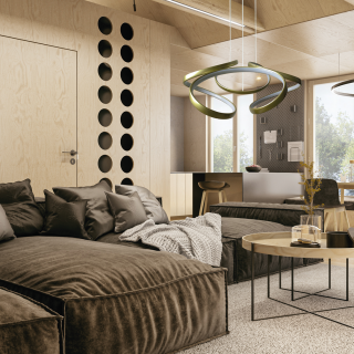 Lampa wisząca CRAFT GOLD 46W LED