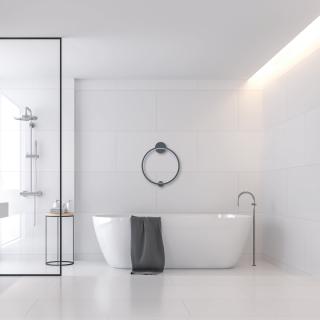 Lampa ścienna Saturno Black 25W LED