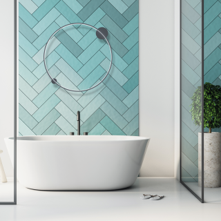 Lampa ścienna Saturno Black 46W LED