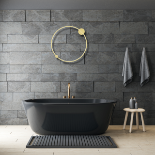 Lampa ścienna Saturno Gold 46W LED