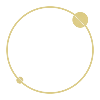 Lampa ścienna Saturno Gold 46W LED