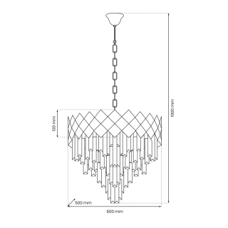 Żyrandol CARISMA CHROME 9xE14