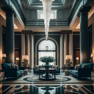 Żyrandol LUXURIA 300cm 41xE14