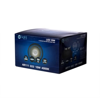 ŻARÓWKA AR111 - 10W G53 Barwa neutralna 4000K Szara