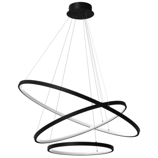 Lampa wisząca ROTONDA BLACK 93W LED