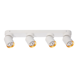 Lampa Sufitowa Andy 4xGU10 Biały + Złoty
