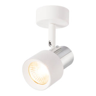 Spot Cino 1xGU10 Biały + Chrom