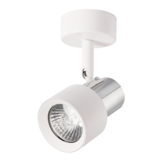 Spot Cino 1xGU10 Biały + Chrom