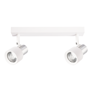 Lampa sufitowa Cino 2xGU10 Biały + Chrom