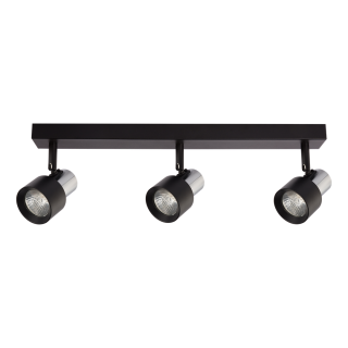 Lampa sufitowa Cino 3xGU10 Czarny + Chrom