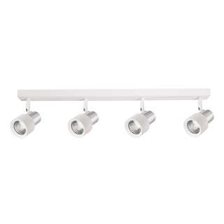 Lampa sufitowa Cino 4xGU10 Biały + Chrom