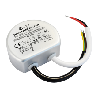Zasilacz montażowy 15W IP67