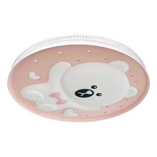 Plafoniera BEAR PINK 34W LED Ø490 mm
