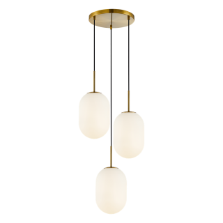 Lampa wisząca ALIAS GOLD 3xE14 koło