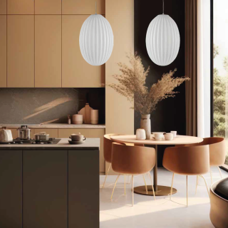 Lampa wisząca BRAGA WHITE 1xE27