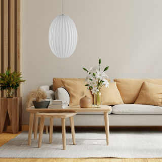 Lampa wisząca BRAGA WHITE 1xE27