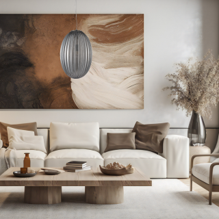 Lampa wisząca BRAGA SMOKED 1xE27