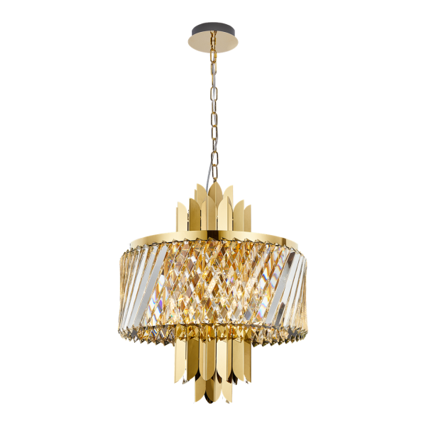 Żyrandol MARGOT GOLD 6xE14 Żyrandol - Lampoteka.pl